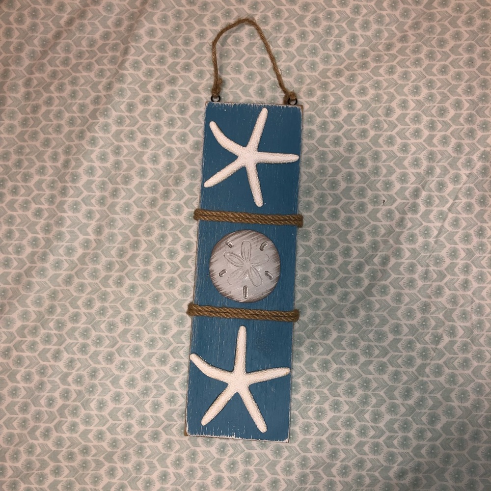 Sea shell wooden wall art